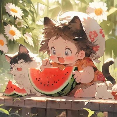 男动漫吃瓜头像,揭秘男角色吃瓜瞬间